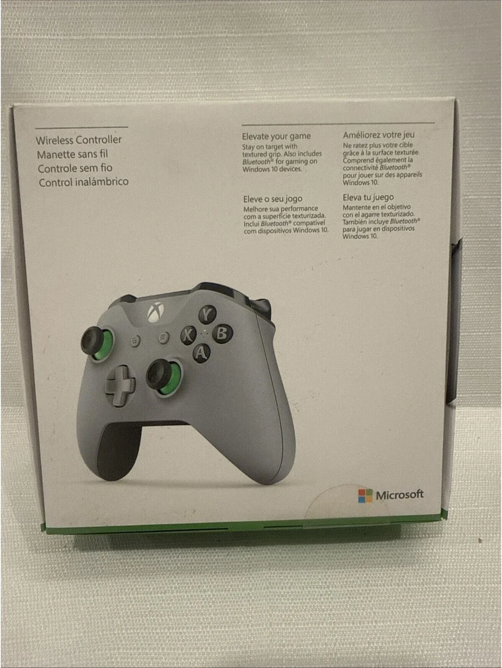 NIB Microsoft Xbox One Wireless Controller - Grey/Green Edition *SEALED NEW*